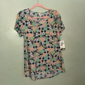 NWT Mickey Mouse Lularoe Classic T - size M
